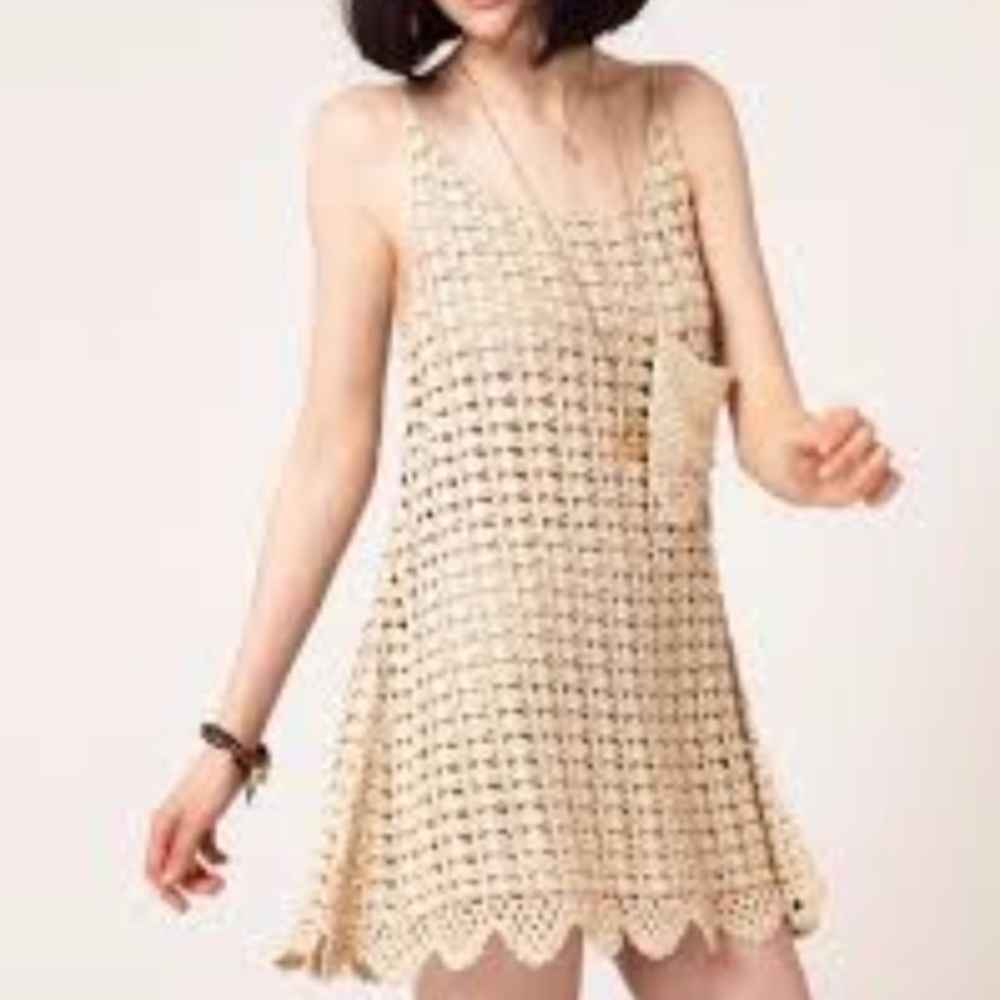 One Teaspoon Canyon Crochet Knit Beach Dress 8 - Picture 2 of 10